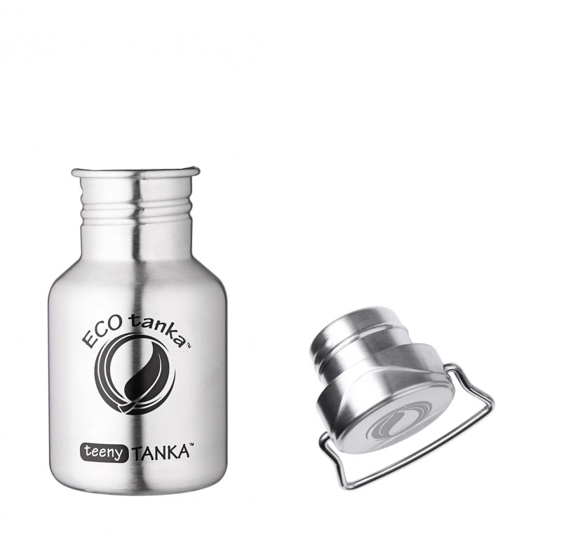0,35l teenyTANKA™ Edelstahl Trinkflasche mit Edelstahl-Wave-Verschluss