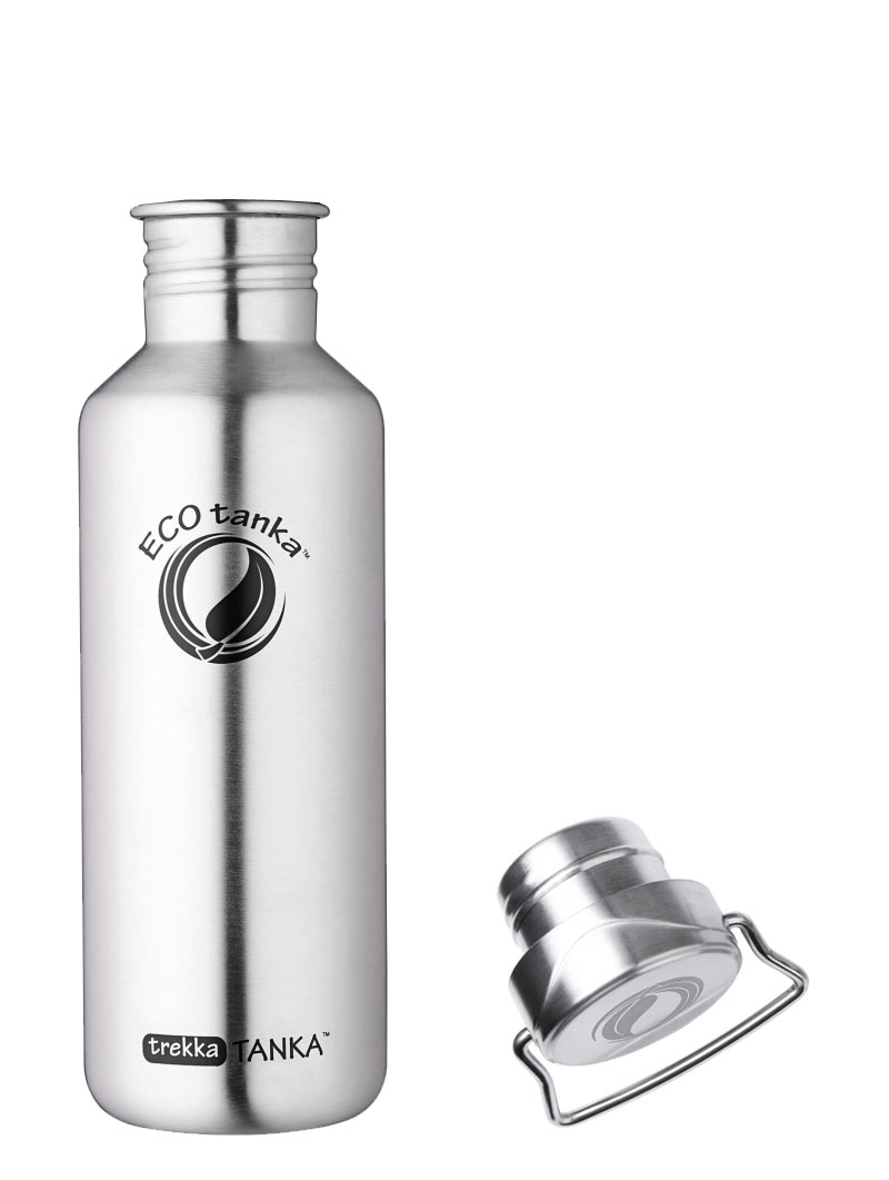 1,0l trekkaTANKA™ Edelstahl Trinkflasche mit Edelstahl-Wave-Verschluss