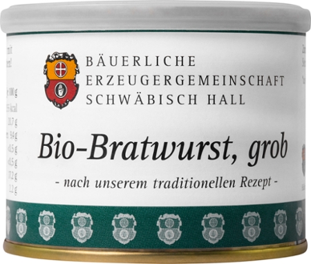 Bio Bratwurst grob 200