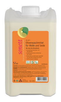 sonett Olivenwaschmittel für Wolle und Seide 20°-40°C 5l Kanister