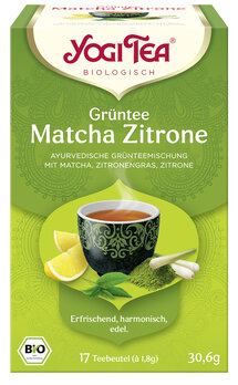 Yogi Tea Grüntee Matcha Zitrone Bio 17x1,8g 