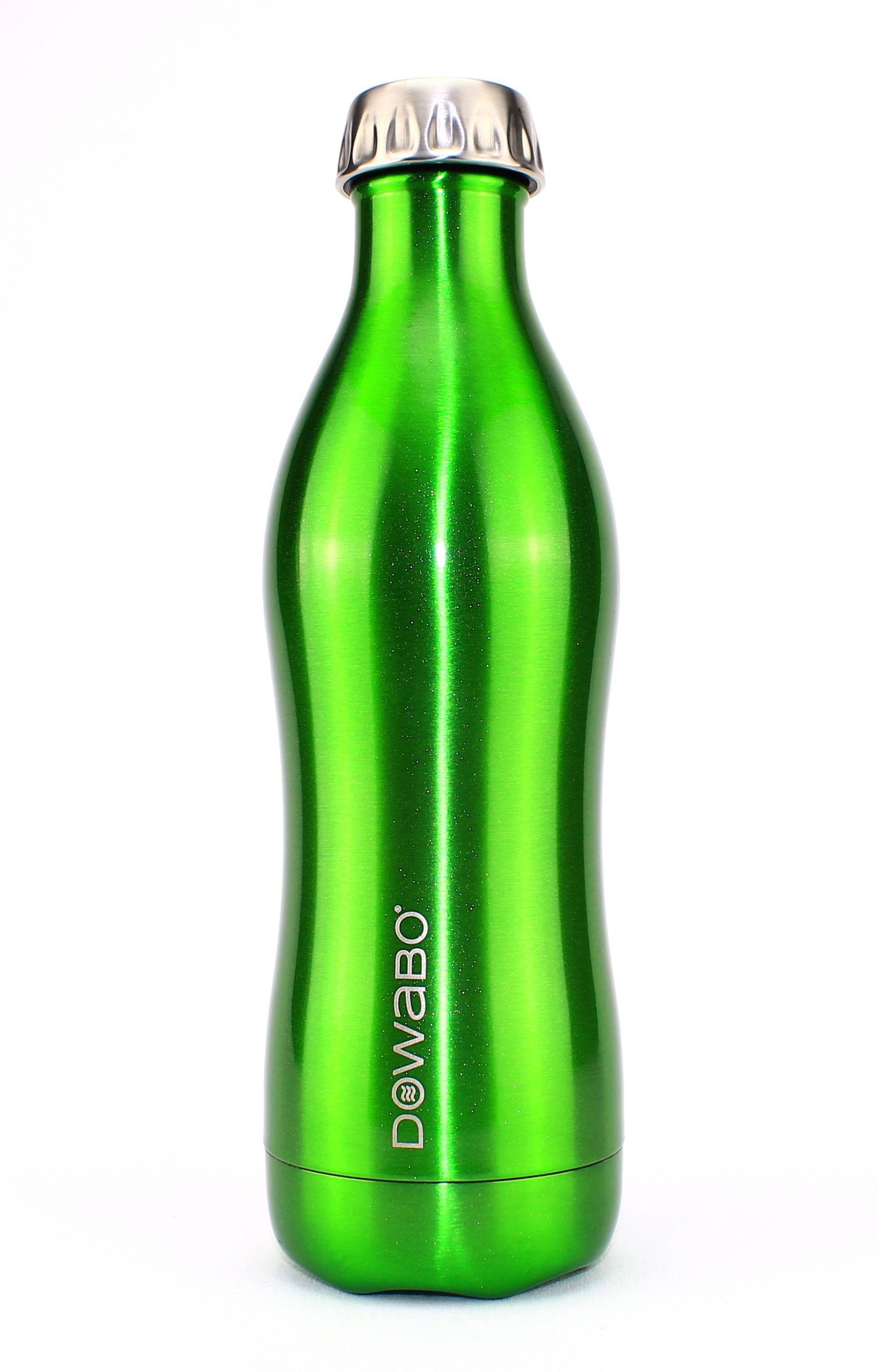 DOWABO Isolier-Stahlflasche 0.5 Liter grün