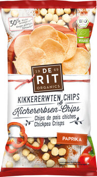 De Rit Kichererbsen-Chips Paprika 75g